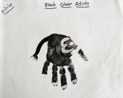Black Colour Activity